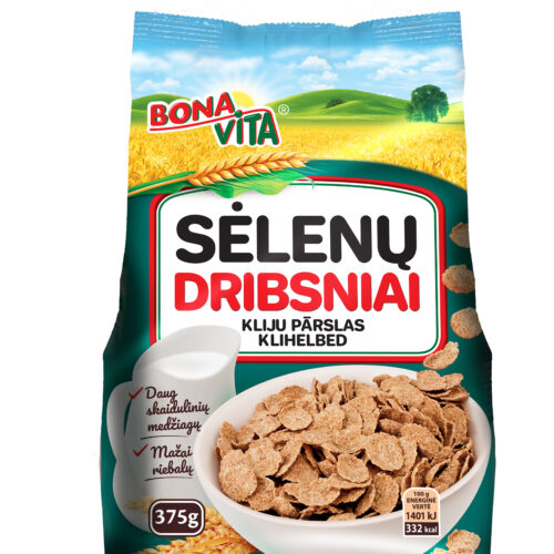 Sėlenų dribsniai, 375g