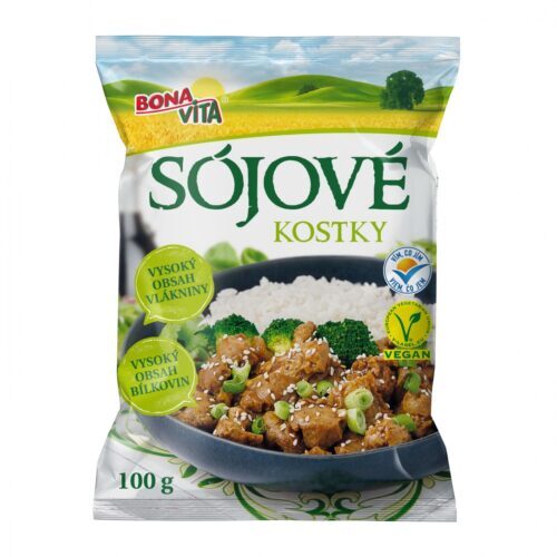 sojų kubeliai