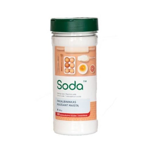 maistinė soda indelyje